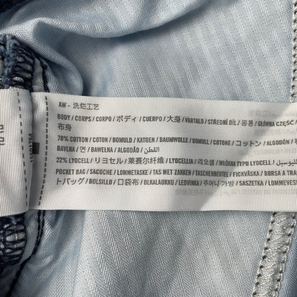 Abercrombie & Fitch High Rise Loose Jeans Womens 31 / 12 Long Blue Dark Wash NWT - Picture 13 of 16